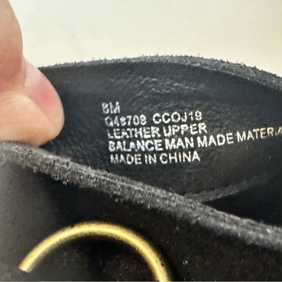 KORKS Woodley Black Suede Studded Clogs Mules with Wooden Heel Size 8M - Picture 5 of 13